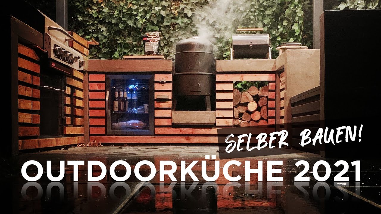 OUTDOOR K&Uuml;CHE selber BAUEN | Grill-Ecke |&nbsp;BBQ-Station