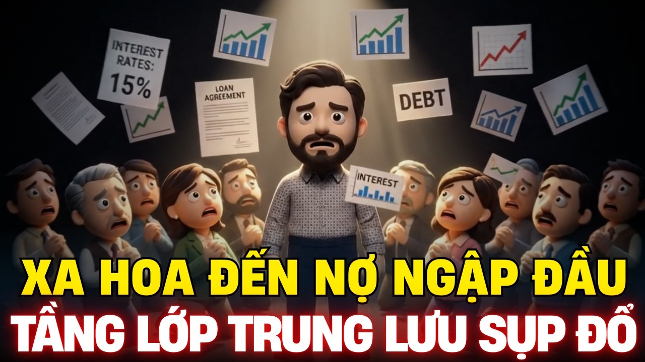 Tầng lớp trung lưu SỤP ĐỔ: Từ cuộc sống XA HOA đến NỢ NẦN chỉ sau 1 đêm.