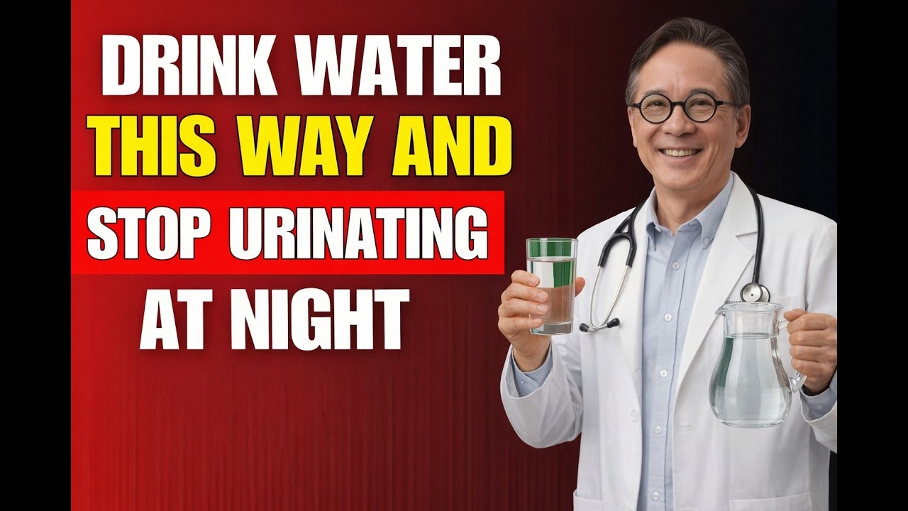 Over 60 Urologist Reveals: How to Drink Water to Avoid Getting Up at Night