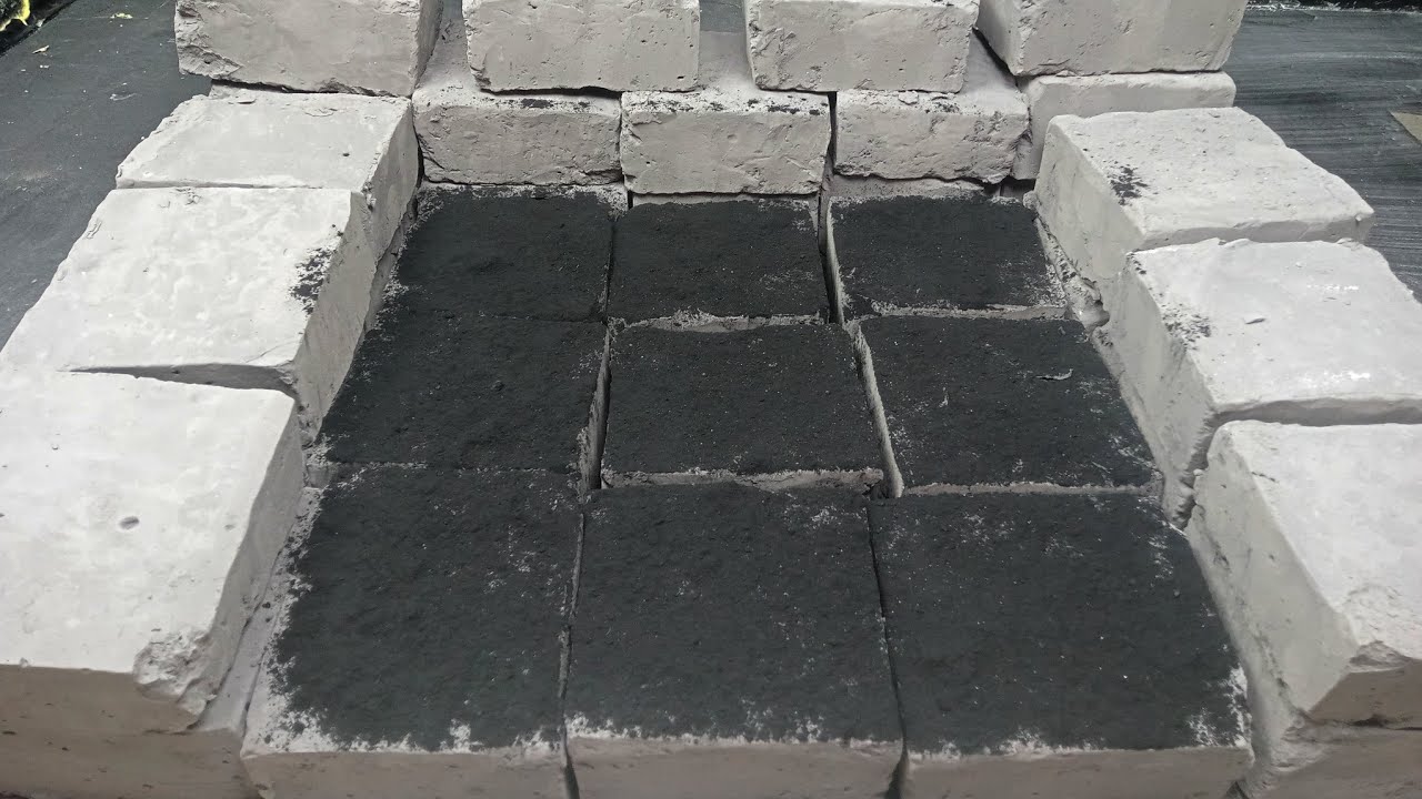 Black Holi colour Soft Grey Gym Chalk Blocks Mass Crush | crispy | Satisfying | ASMR
