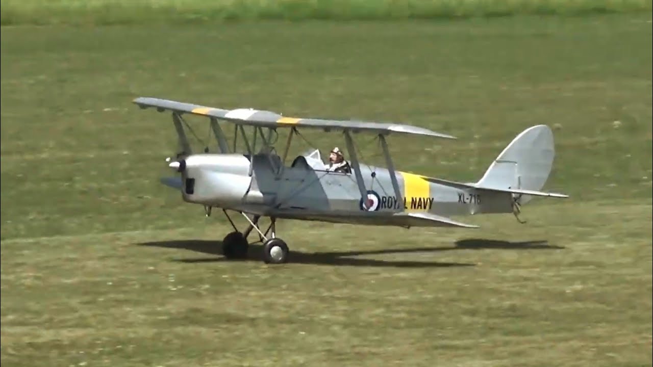 My FLAIR 1/4 TIGERMOTH dead stick landing