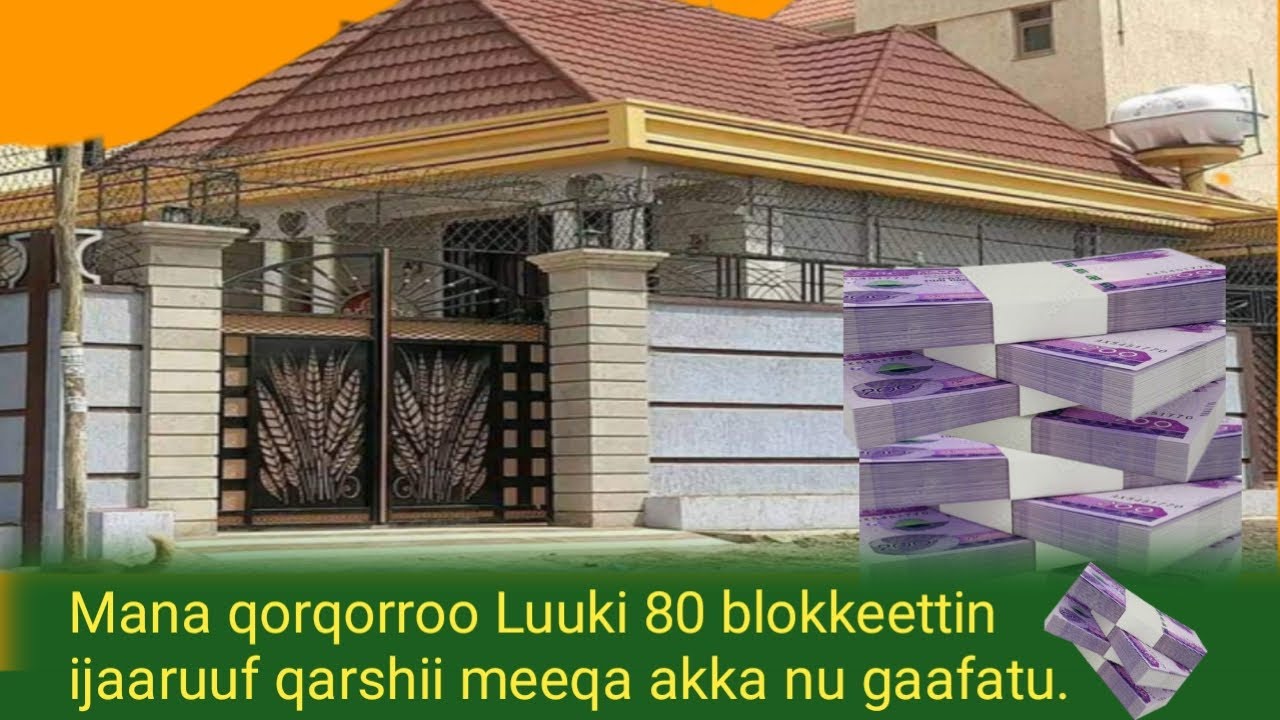 Mana qorqorroo Luuki 80 blokkeettiin ijaaruf qarshii meeqa akka nu gaafatu.