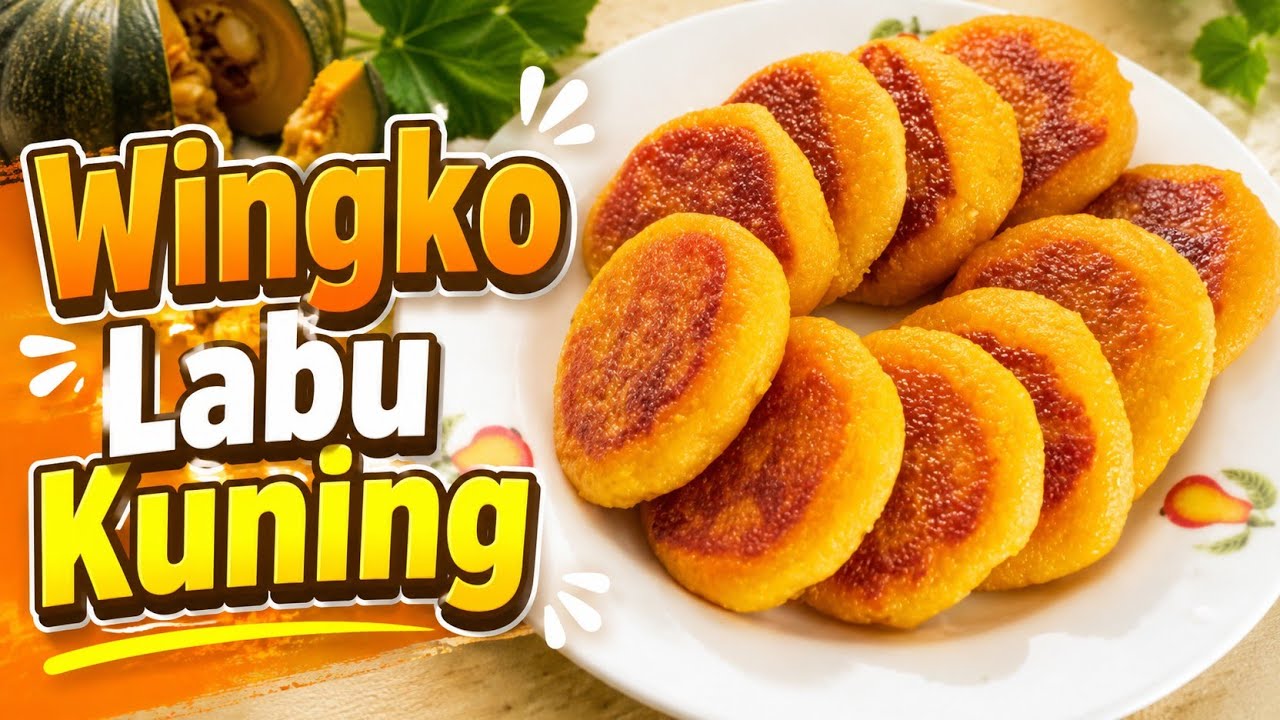 CUKUP 3 BAHAN INI BISA BIKIN OLEH² KHAS LAMONGAN | WINGKO BABAT LABU KUNING #tkwhongkong #wingko 