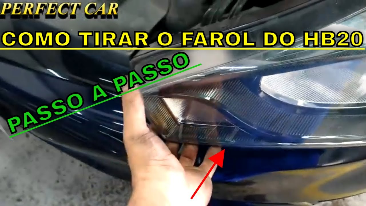 COMO REMOVER O FAROL DO HYUNDAI HB 20 TODOS OS MODELOS