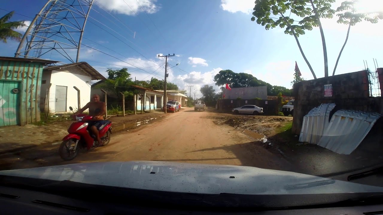 chegada em Curu&ccedil;ambaba