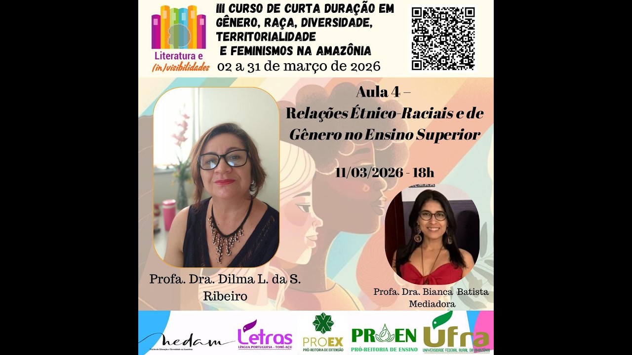 Aula 4– Relações Étnico-Raciais e de Gênero no Ensino Superior-Profa.Dra. Dilma Lopes da Silva