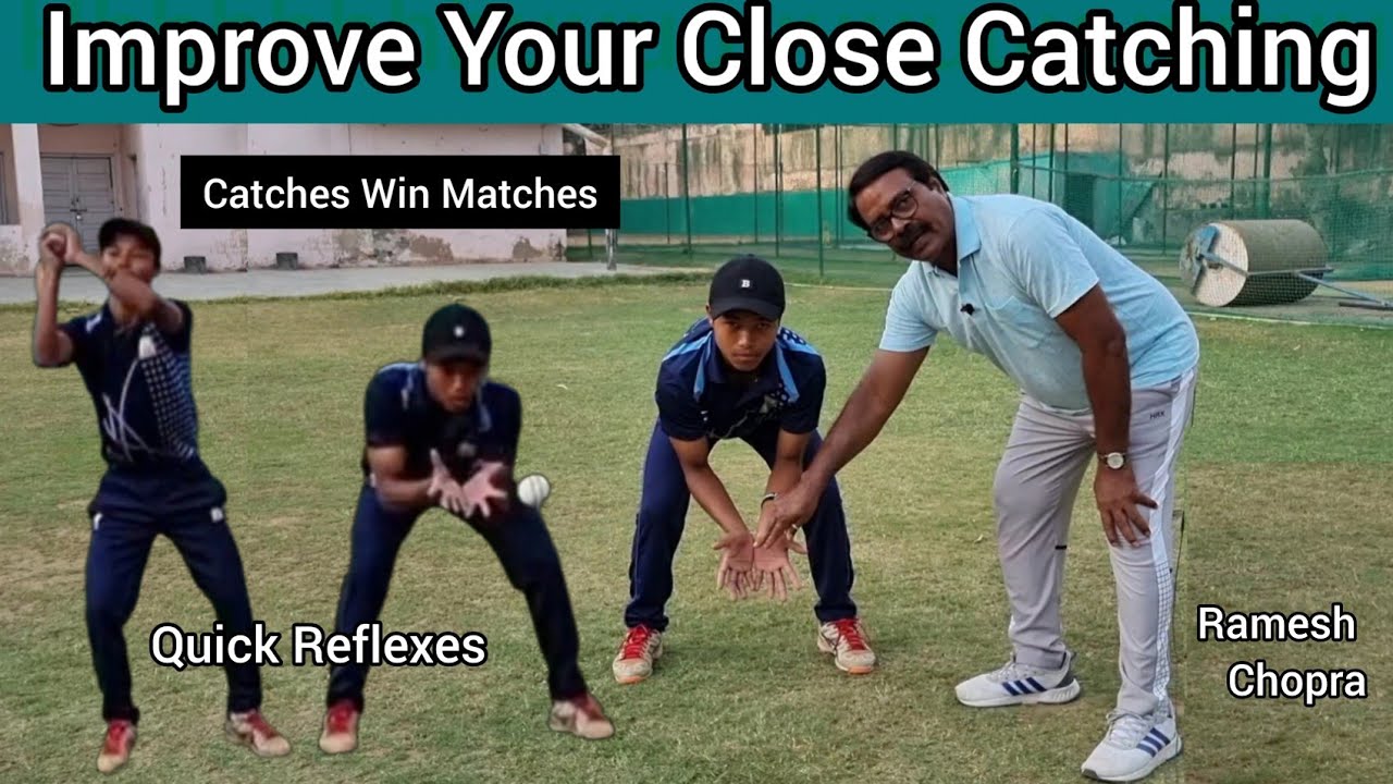 Улучшите свою игру в ближнем бою (Ke Paas Catching Fielders Catching Close To The Wicket)