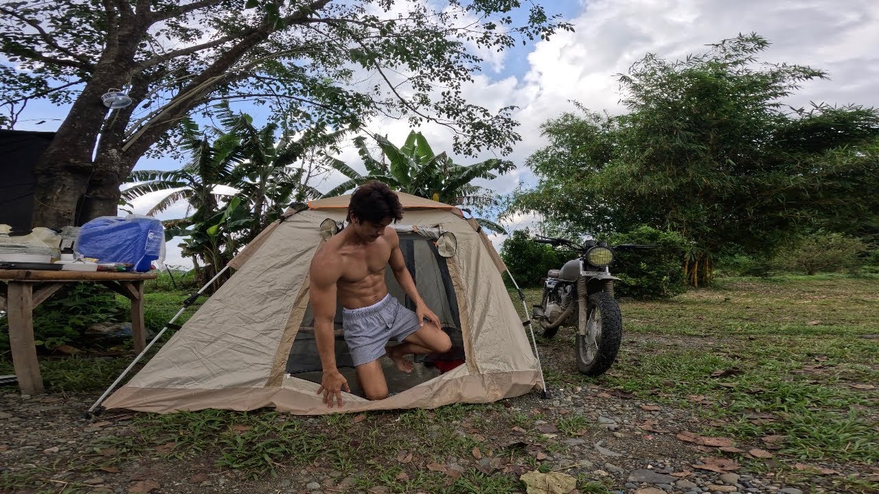 Unexpected Camping in Farm | CONNORWOODS CAMPSITE 