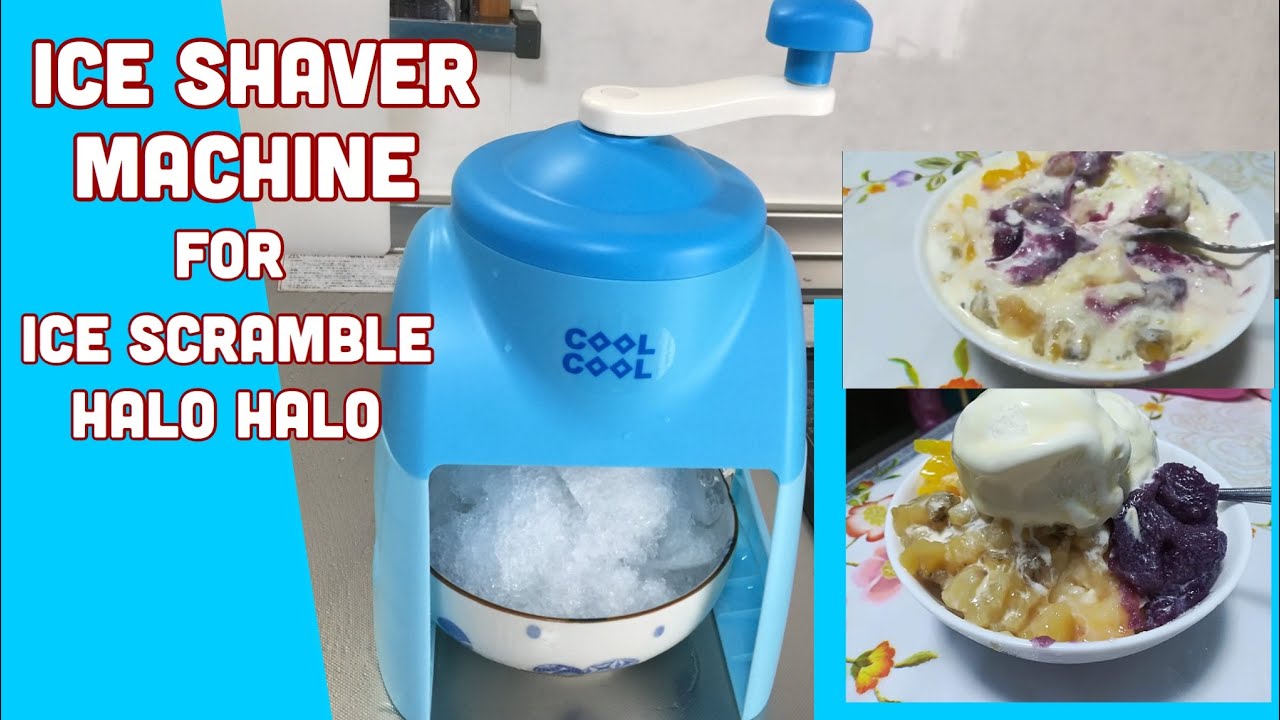 MANUAL ICE SHAVER MACHINE FOR ICE SCRAMBLE AND HALO HALO