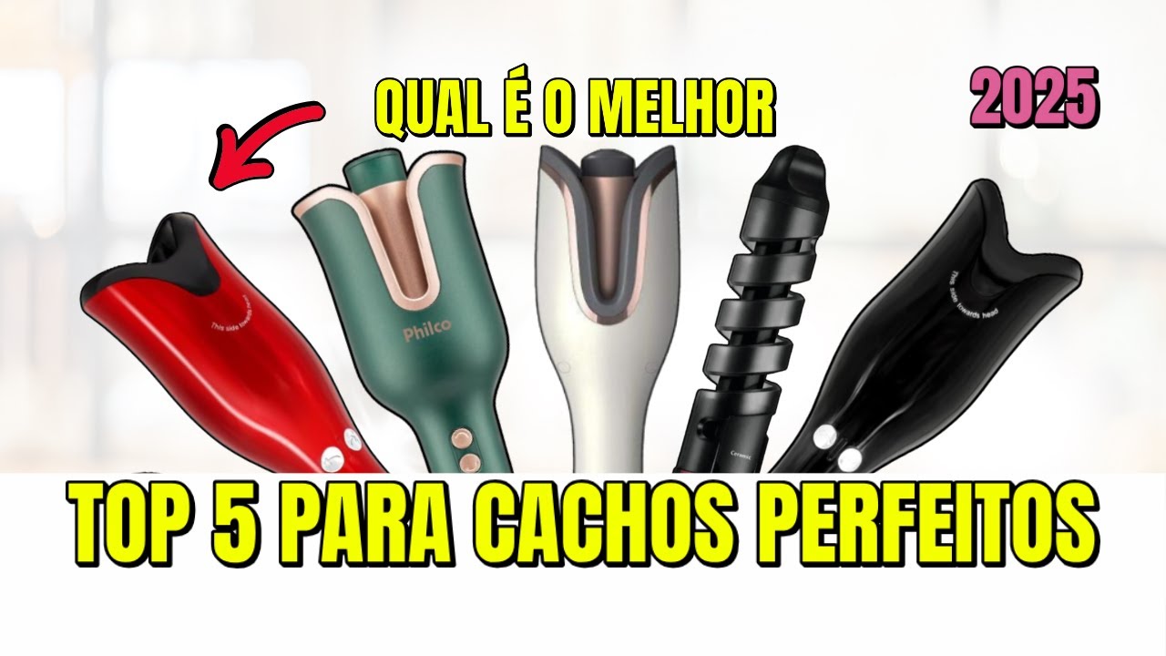 5 Melhores Modeladores Autom&aacute;ticos I Cachos Perfeitos e Sem Esfor&ccedil;o! Melhor Modelador de Cacho 2025.
