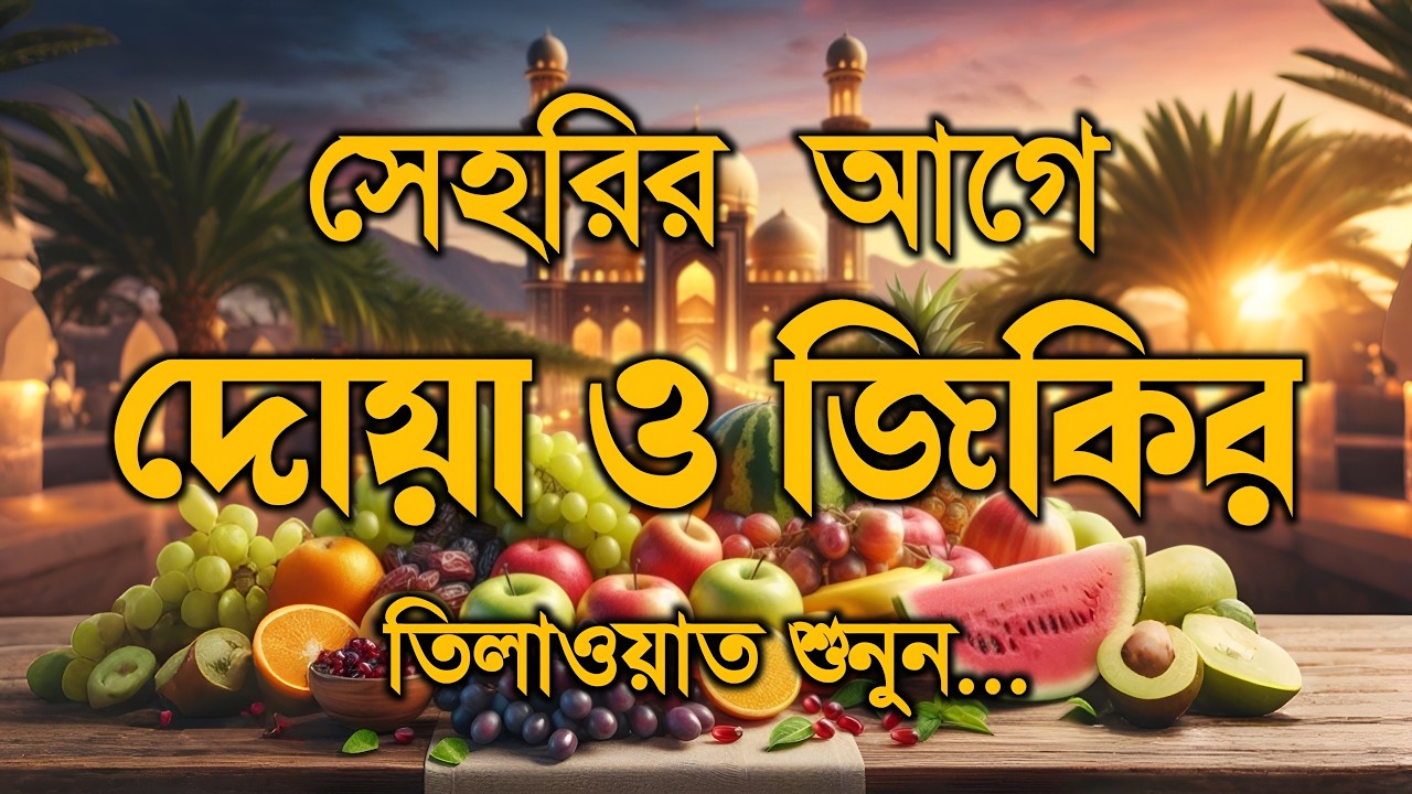 সেহরির আগে বিশেষ দোয়া | হৃদয়স্পর্শী কুরআন তেলাওয়াত | Ramadan Special Dua
