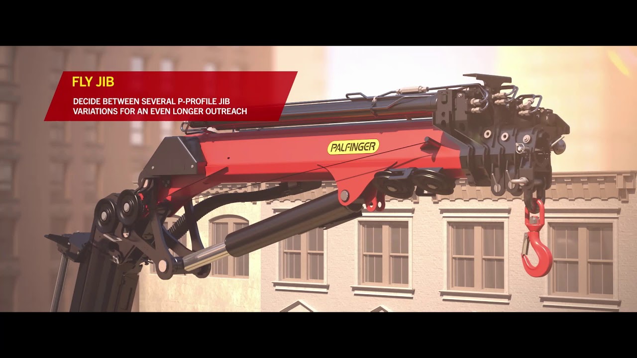 PALFINGER Loader Cranes   TEC Range 3D Animation