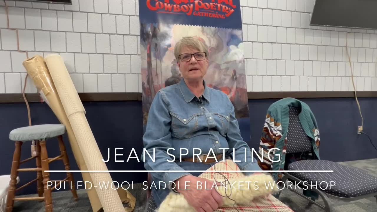 Pulled Wool Saddle Blanket Workshop with Jean Spratling