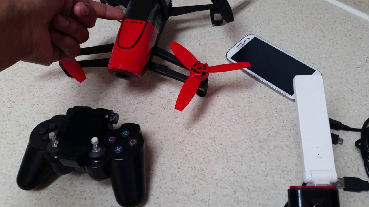 Parrot Bebop Skycontroller Alternative: PS3 Game Controller + Xiaomi Mi USB WiFi Amplifier (part 2)