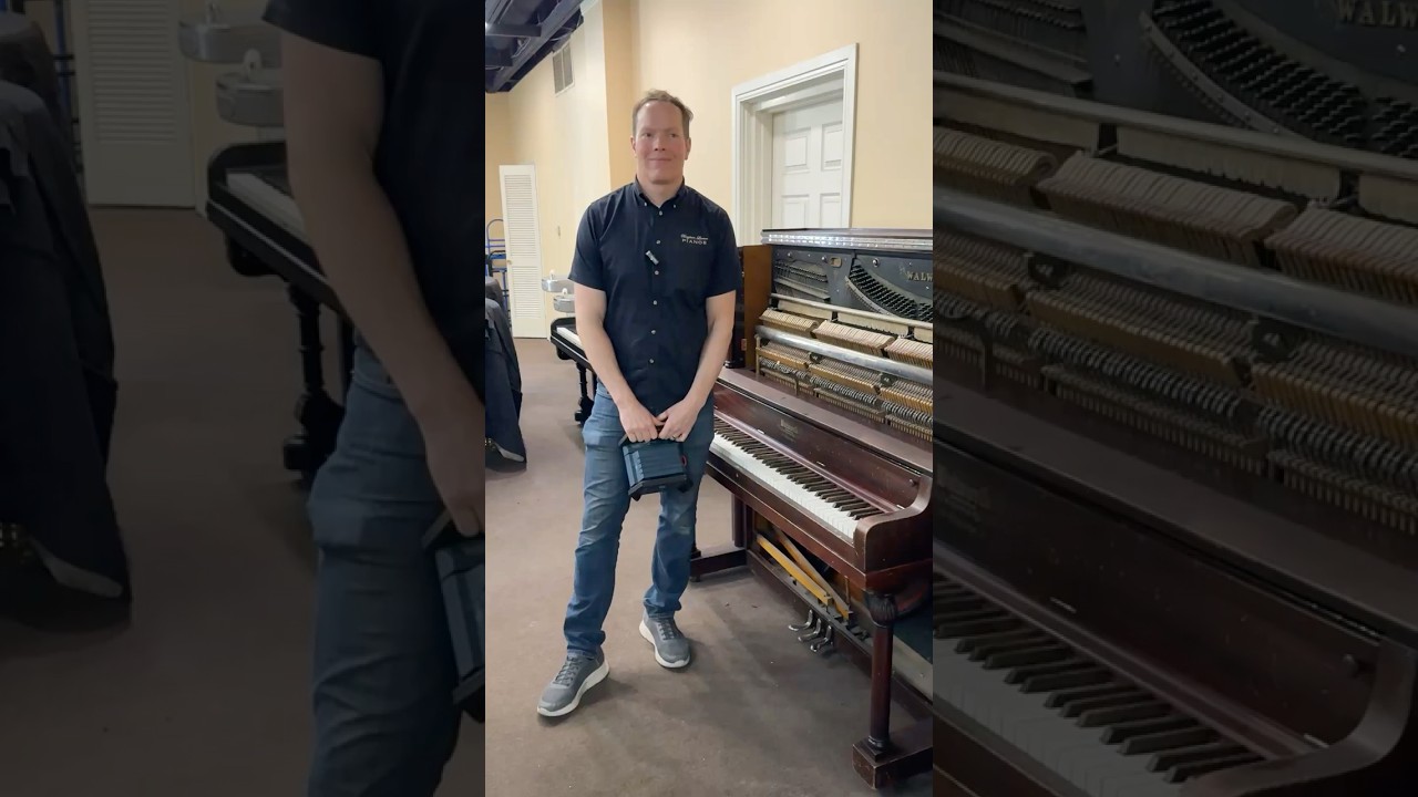 BEFORE: 1907 Walworth Schulz & Co. Heirloom Upright Piano Full Restoration