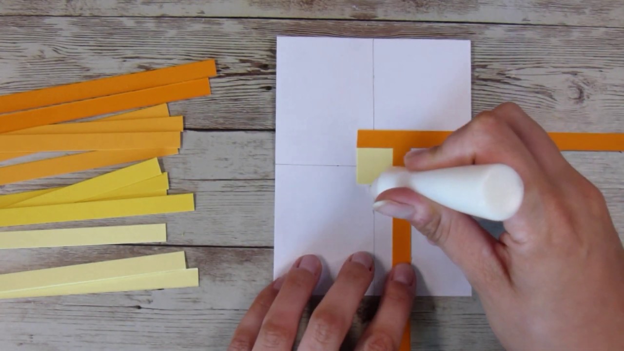 Очень простое изготовление открыток из обрезков!