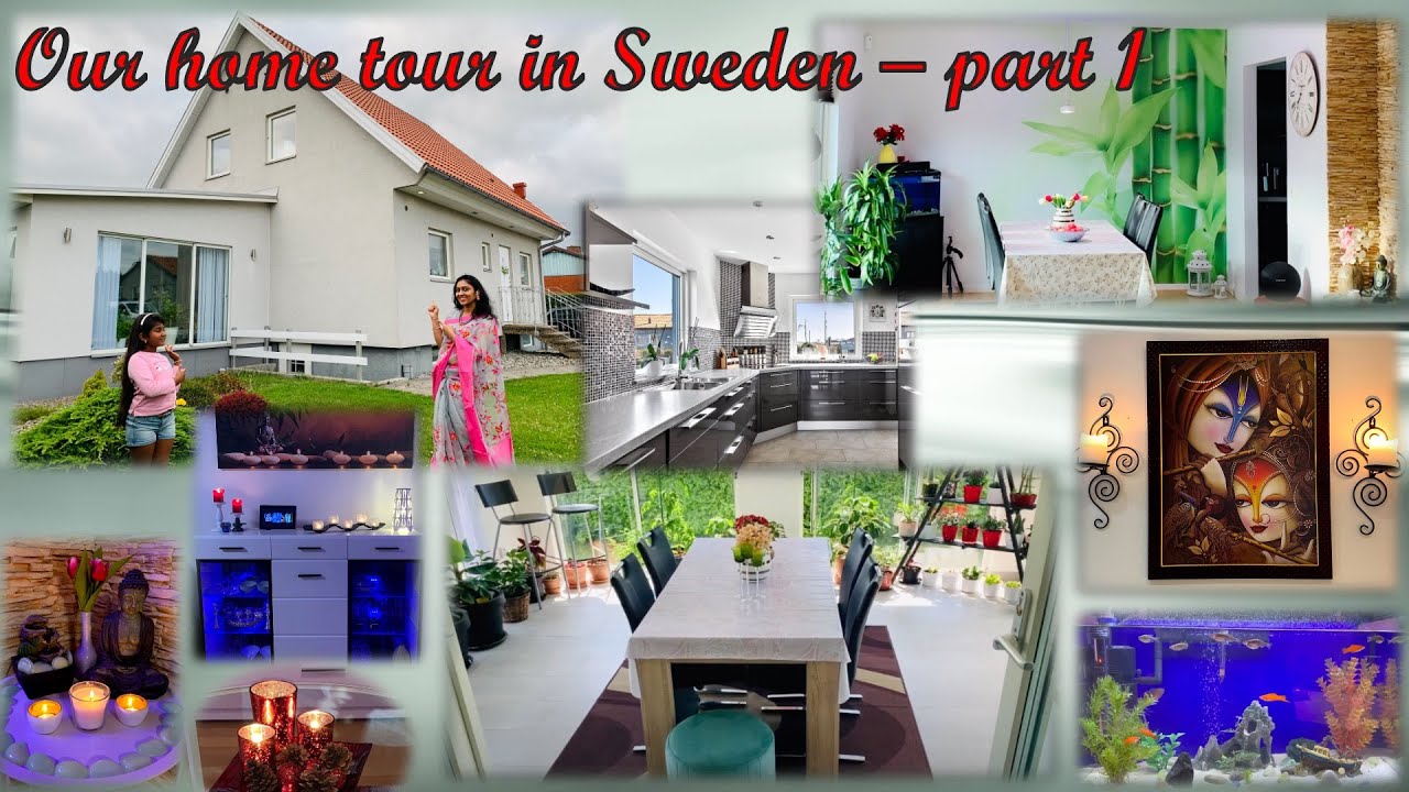 Our home tour in Sweden part 1 | Sweden home tour | Sweden Telugu Vlogs