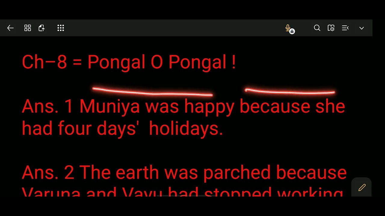 Ch-8|Pongal O Pongal!|Class-3|Expressions Book|Joyforever Publication|Part-3#english 
