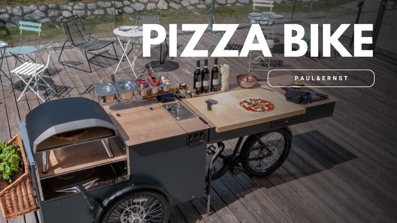PIZZA BIKE | paul&ernst | mobile gastro solutions #pizza #bike #lastenrad