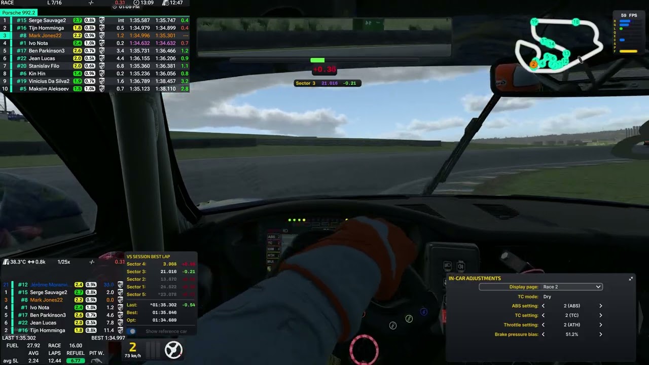 Iracing Porsche Cup Interlagos P3