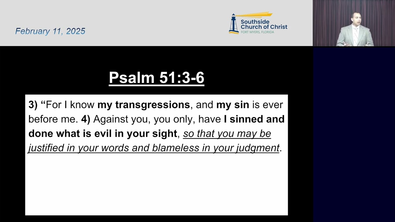Faithfulness When I Have Sinned -Tue