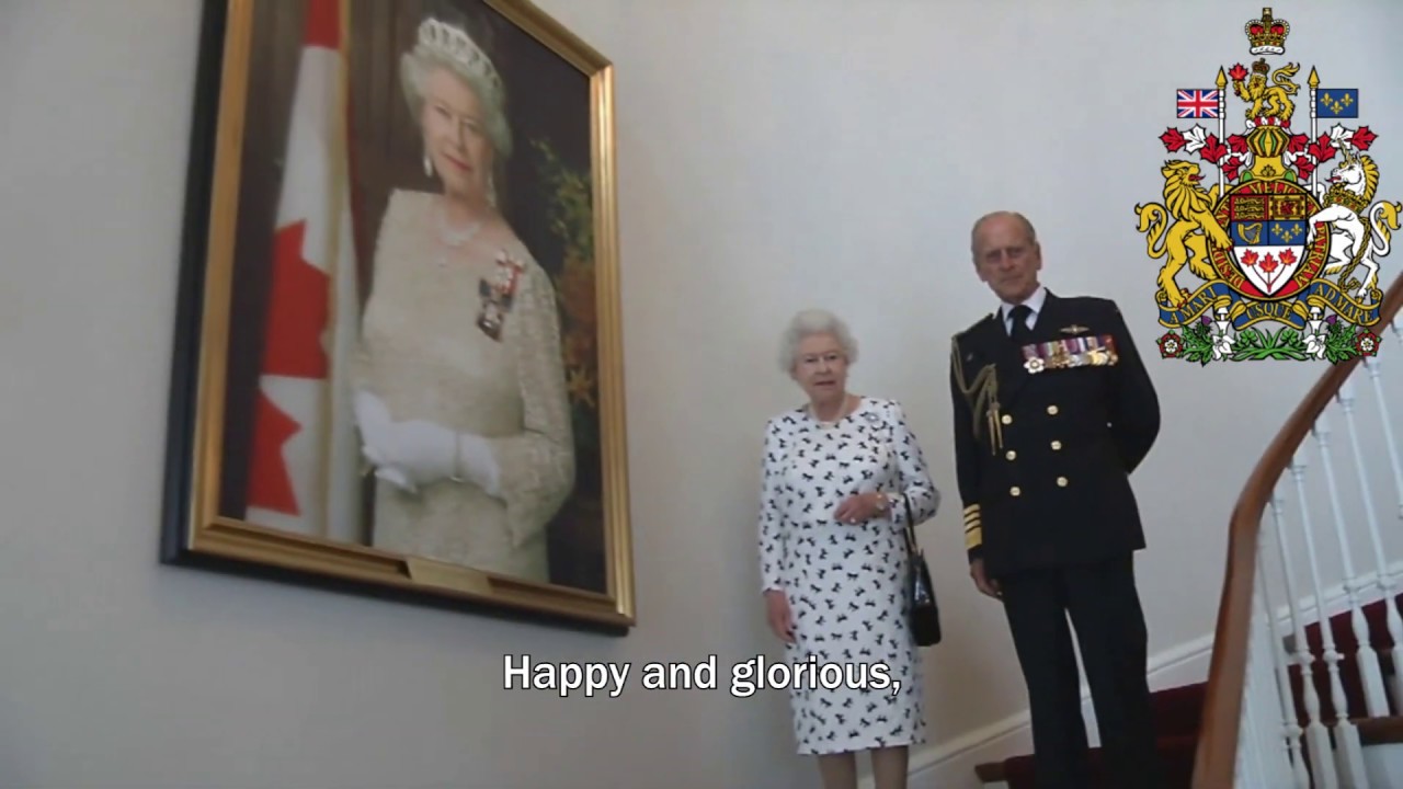Hymne royal du Canada (jusqu'en 2022): Dieu sauve la Reine (bilingue)