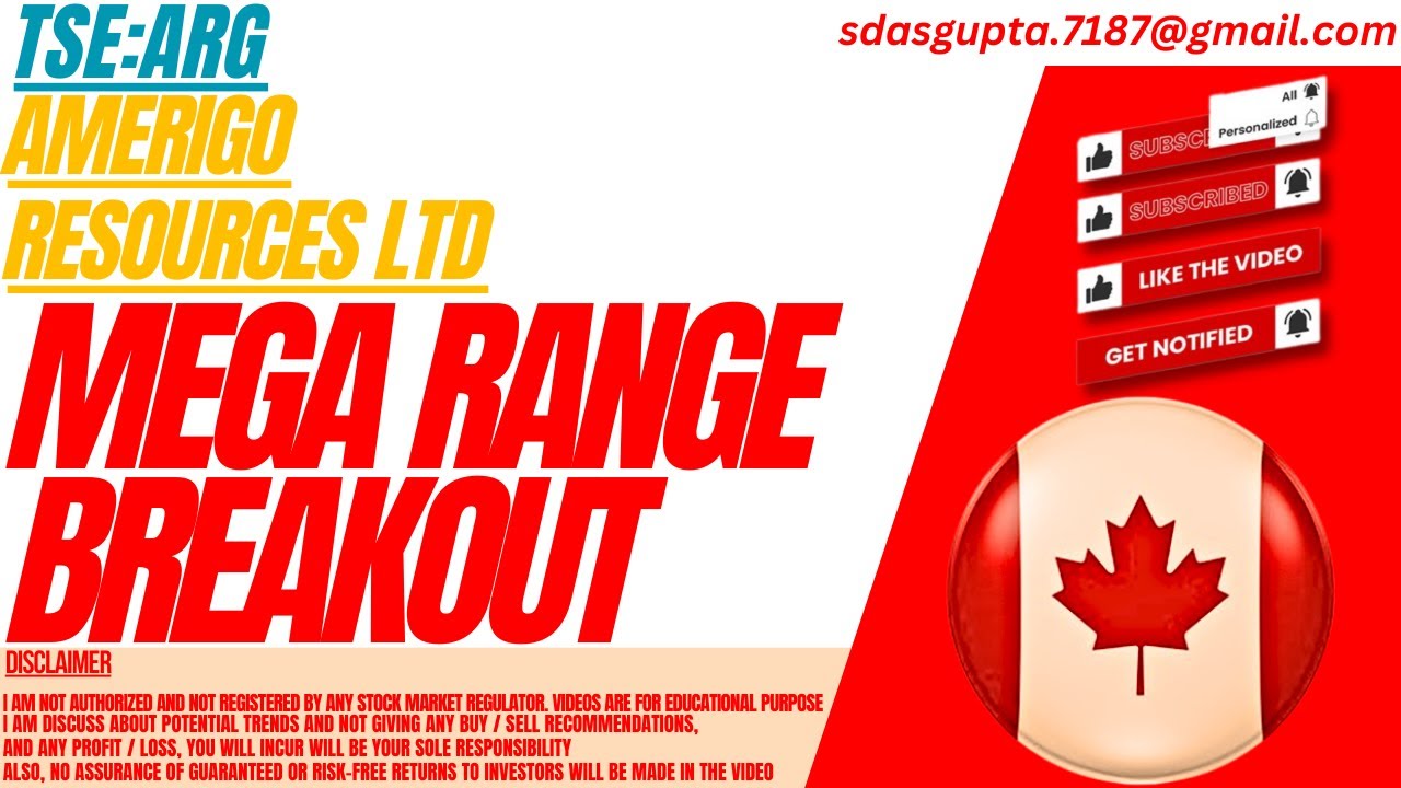 ARG STOCK : MEGA RANGE BREAKOUT | AMERIGO RESOURCES STOCK