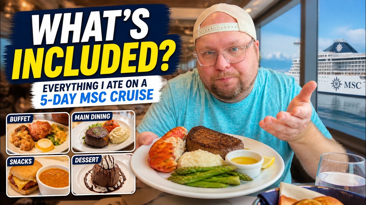 Всё, что я ела во время 5-дневного круиза на лайнере MSC