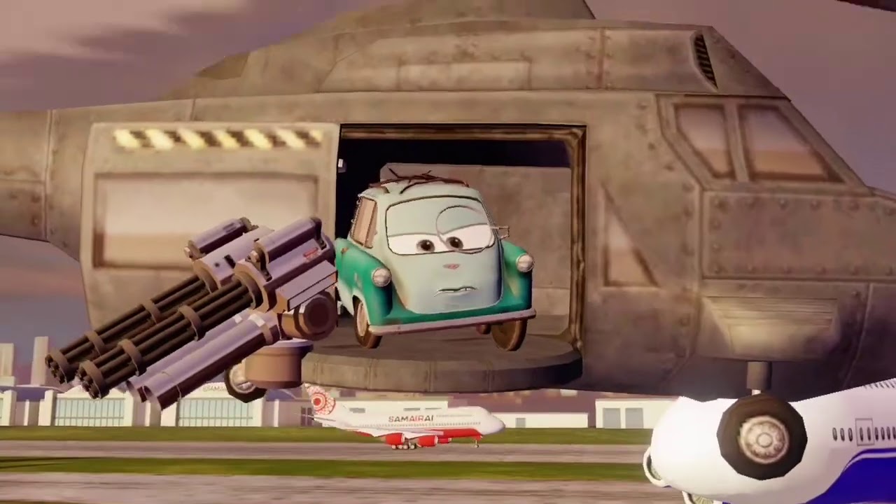 Cars 2 The Video Game | Sheriff - all the Hunter modes on Hard mode |