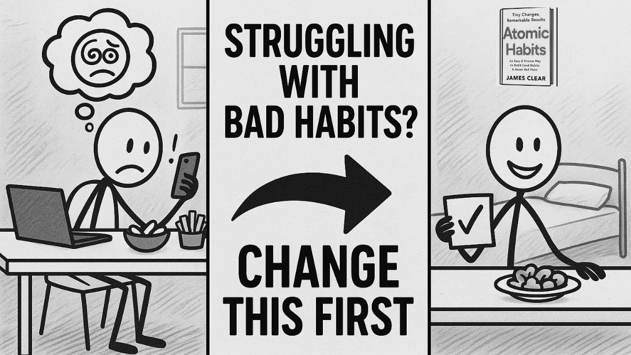 How to Break Bad Habits Without Willpower (Atomic Habits Trick)