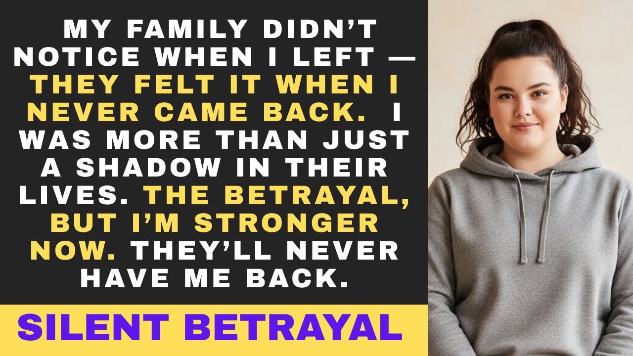 My Family Didn’t Notice When I Left — They Felt It When I Never Came Back