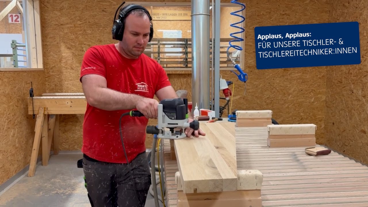 HARTL HAUS Berufseinblick: Tischler-  & Tischlereitechniker:innen