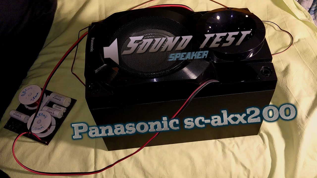 Panasonic sc-akx200 - Crossover -Test