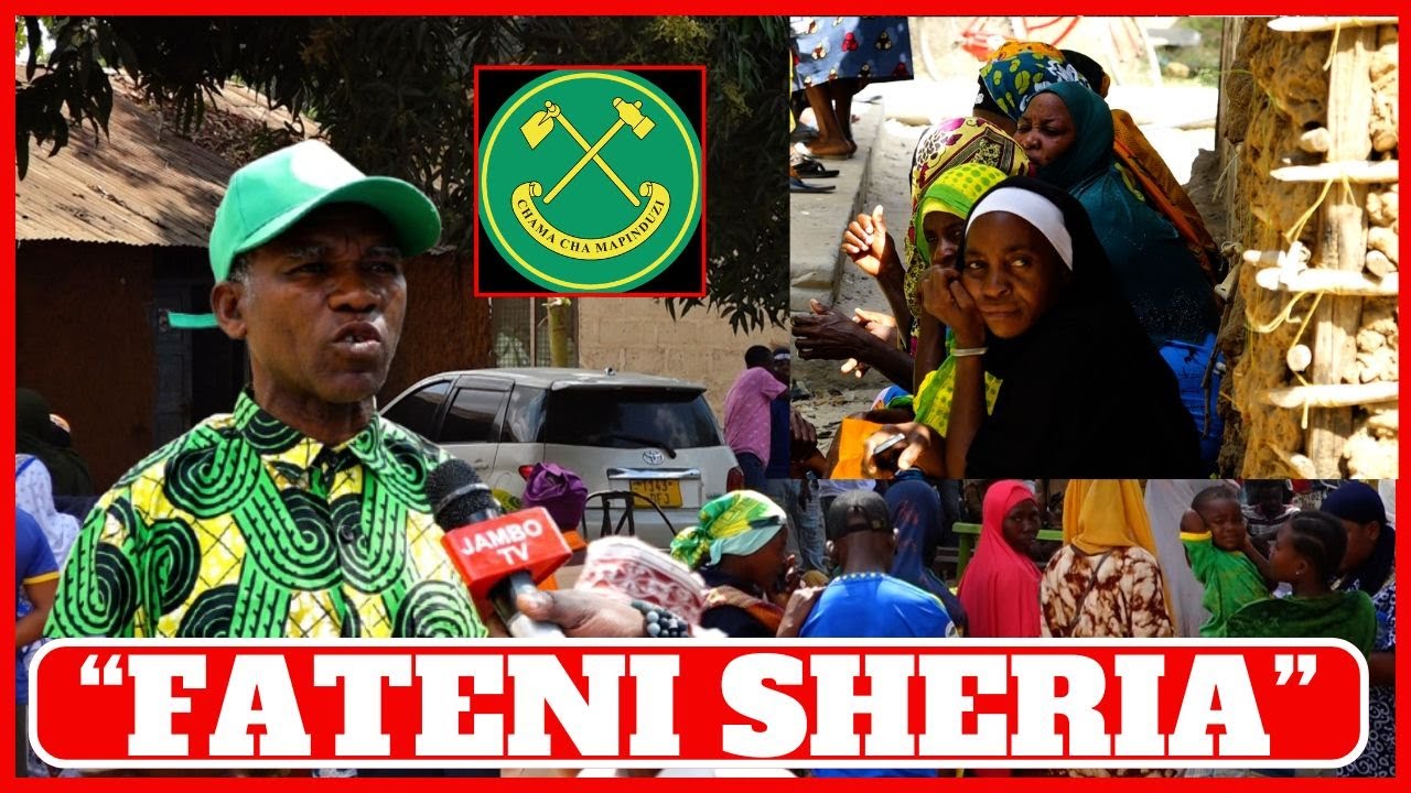 WATIA NIA WA CCM WAANDAMANA RUFIJI/WADAI KUPUUZWA WARAKA WA CCM/WADAI VIONGOZI WAFATE SHERIA..