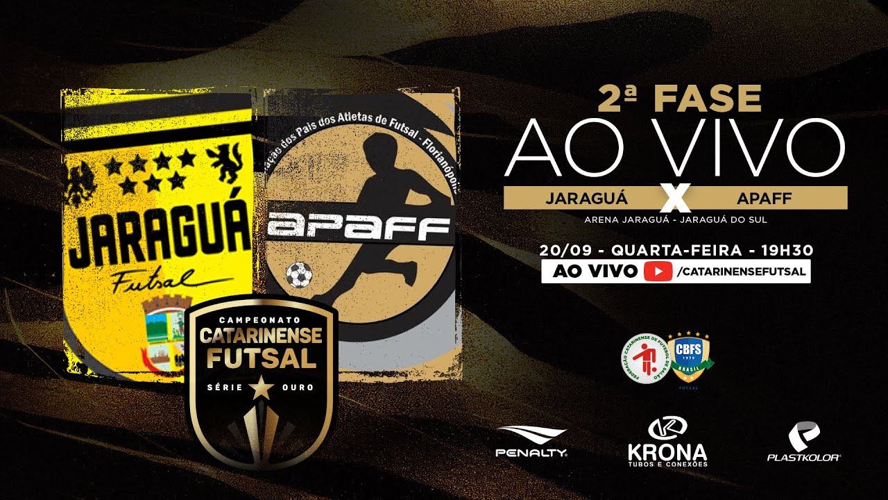 CAMPEONATO CATARINENSE SÉRIE OURO 2023 - 2ª FASE - Jaraguá Futsal X APAFF Florianópolis