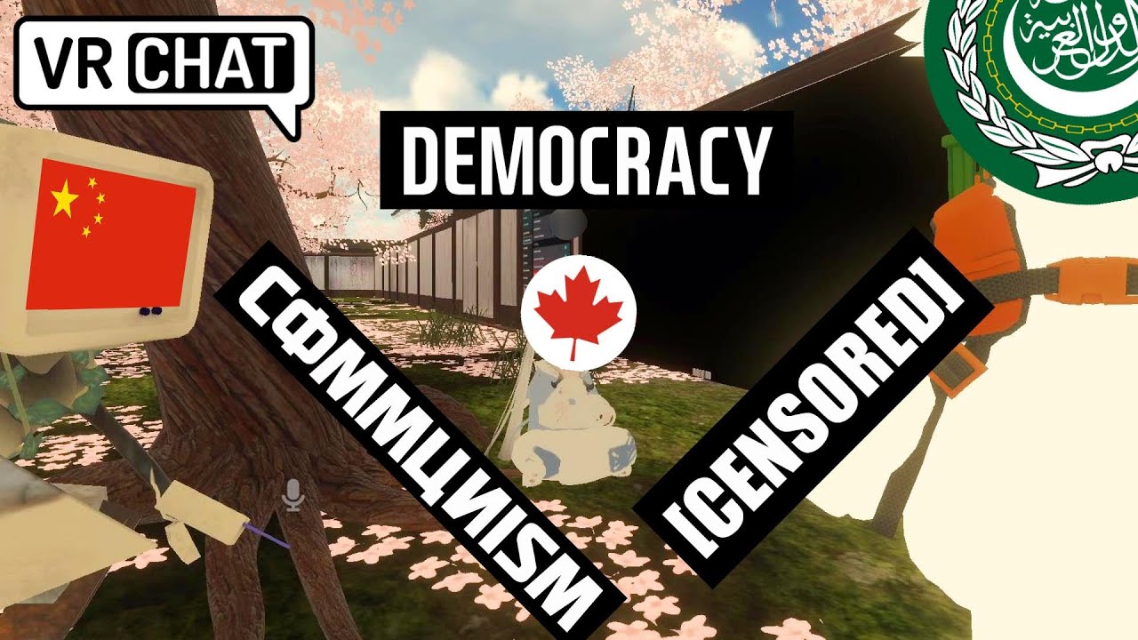 VRChatで外国人と交流しながらイデオロギーの反復横跳びを試みる日本人