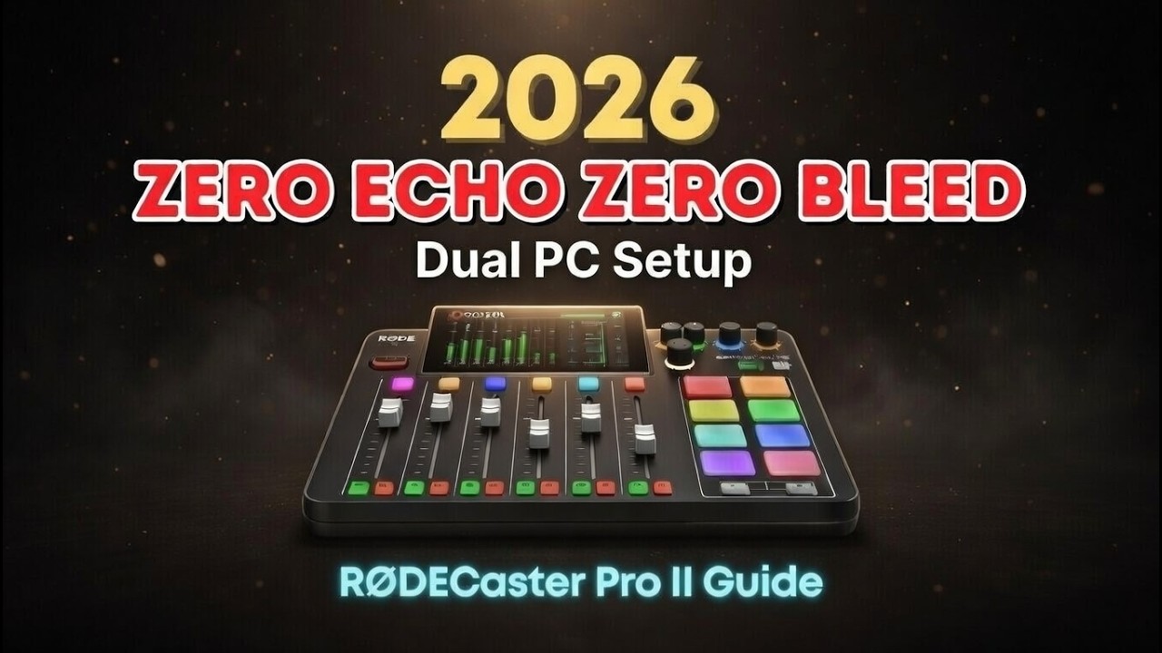 Настройка RØDECaster Pro II на двух ПК в 2026 году — НУЛЕВОЕ эхо, НУЛЕВОЕ просачивание сигнала | ...