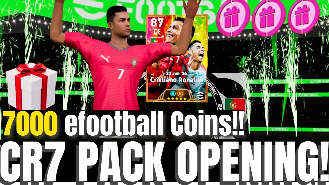 7000 efootball Coins Pack Opening!! | CR7 Bigtime Living Legends efootball 2026