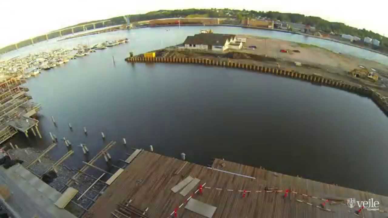 Det nye havneområde i Vejle