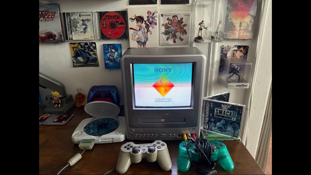 Revisiting the WWF Smackdown games, old school retro style! PsOne + CRT tv