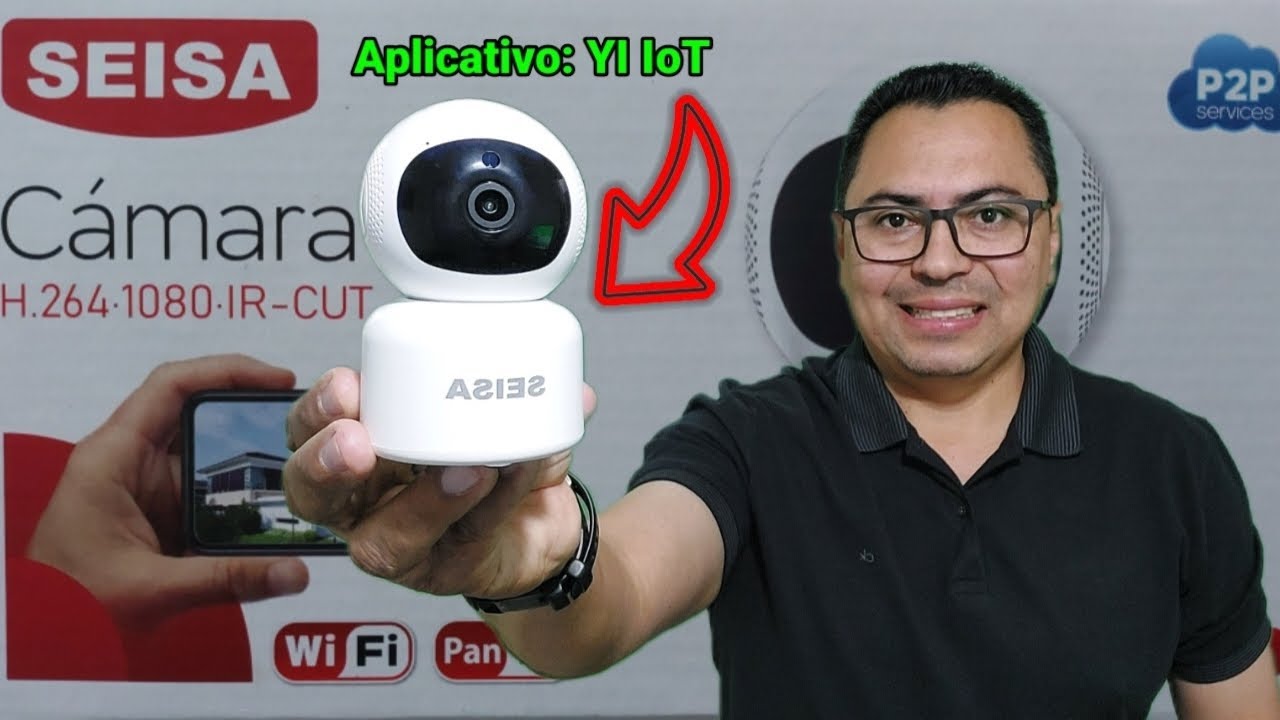 Câmera IP WI-FI da SEISA com configurar SEM QR CODE APP: YI IoT