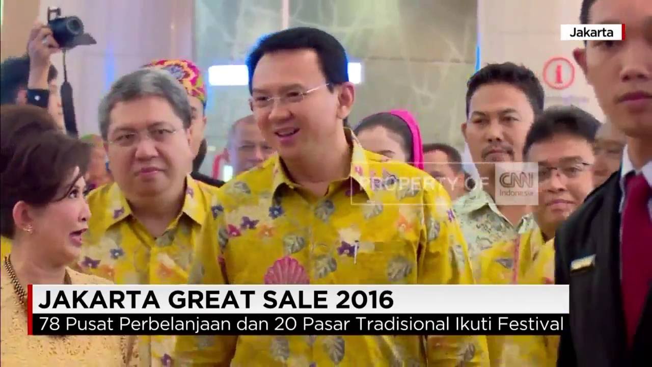 Saatnya Belanja, Ahok Buka Jakarta Great Sale 2016