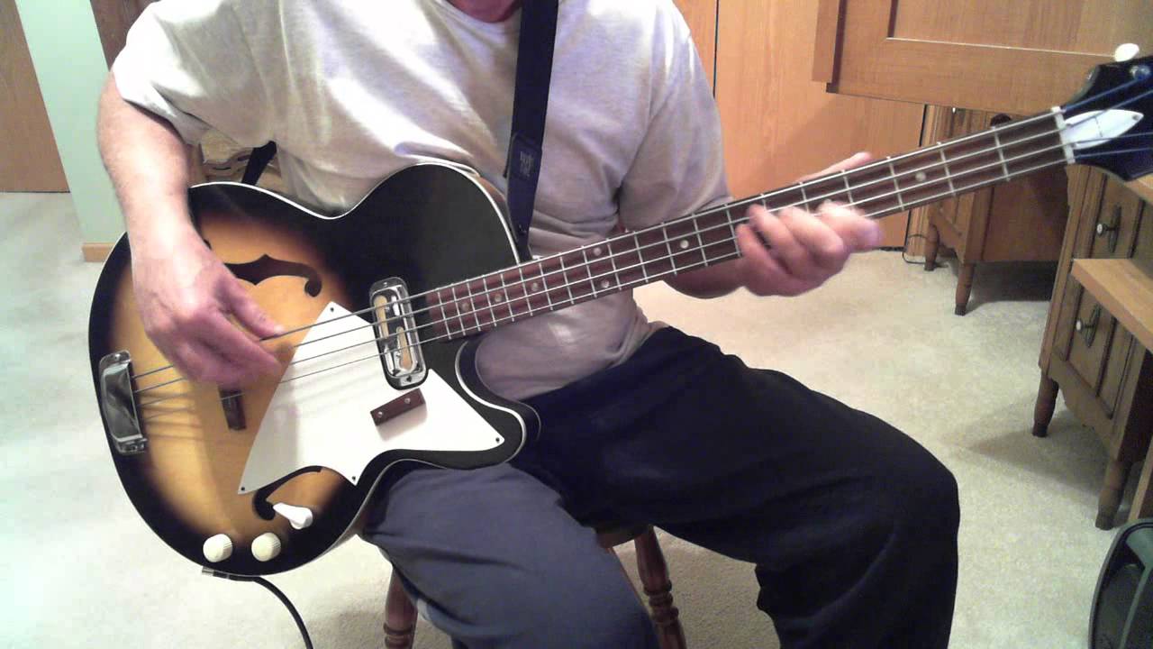 The Outsiders Time Won't Let Me Greg Papaleo  1965 Harmony H22 Bass