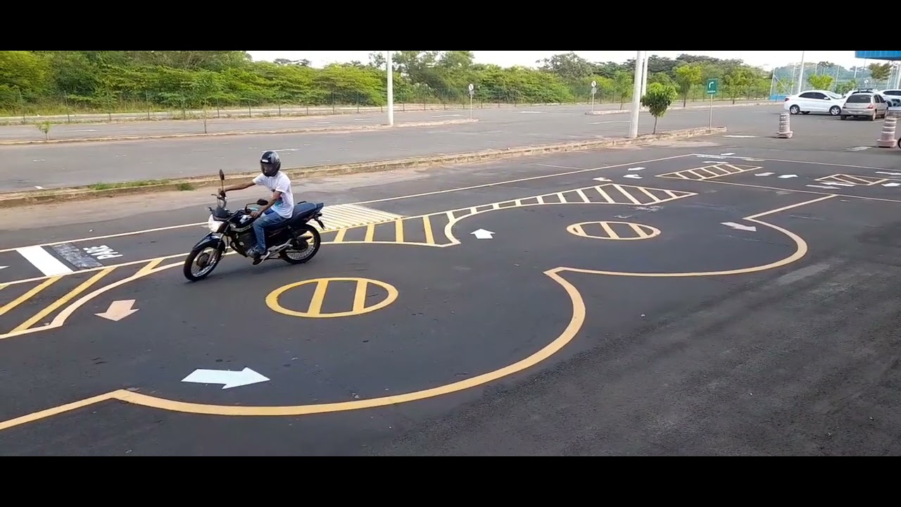 PERCURSO DE AULAS PRÁTICAS NO DETRAN DE TIMON-MA, MELHOR ALUNO(Leandro)