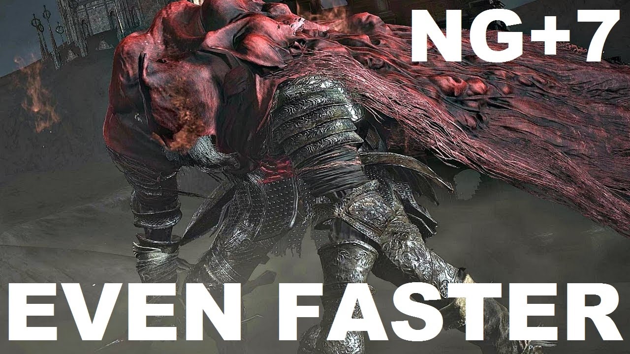 Dark Souls 3 - Slave Knight Gael - VERY FAST KILL, SOLO, NO DAMAGE (NG+7)