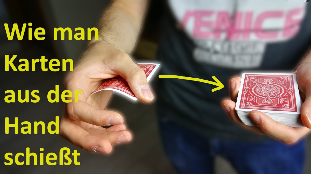 Karte EASY aufs Deck schießen | Cardistry Tutorial
