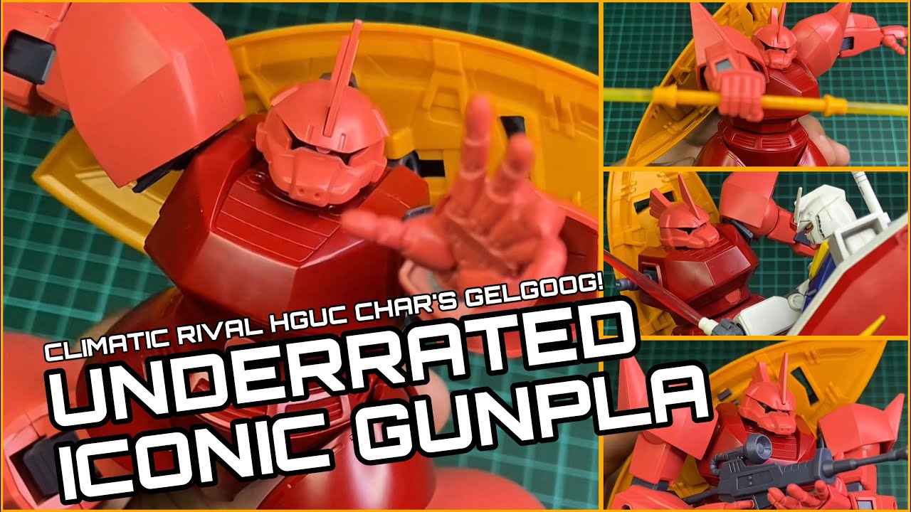 Rekomendasi Gunpla underrated yang iconic | REVIEW HGUC CHAR'S GELGOOG!