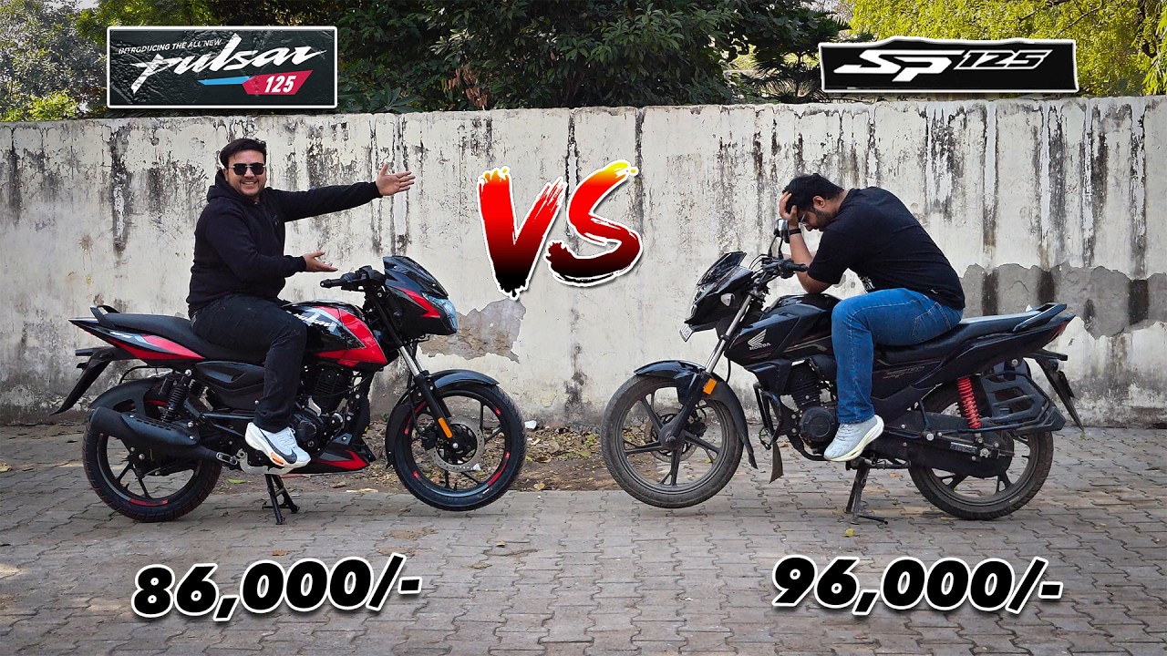 2026 Honda SP 125 vs Bajaj Pulsar 125 – Kaun Hai 125cc King? 👑