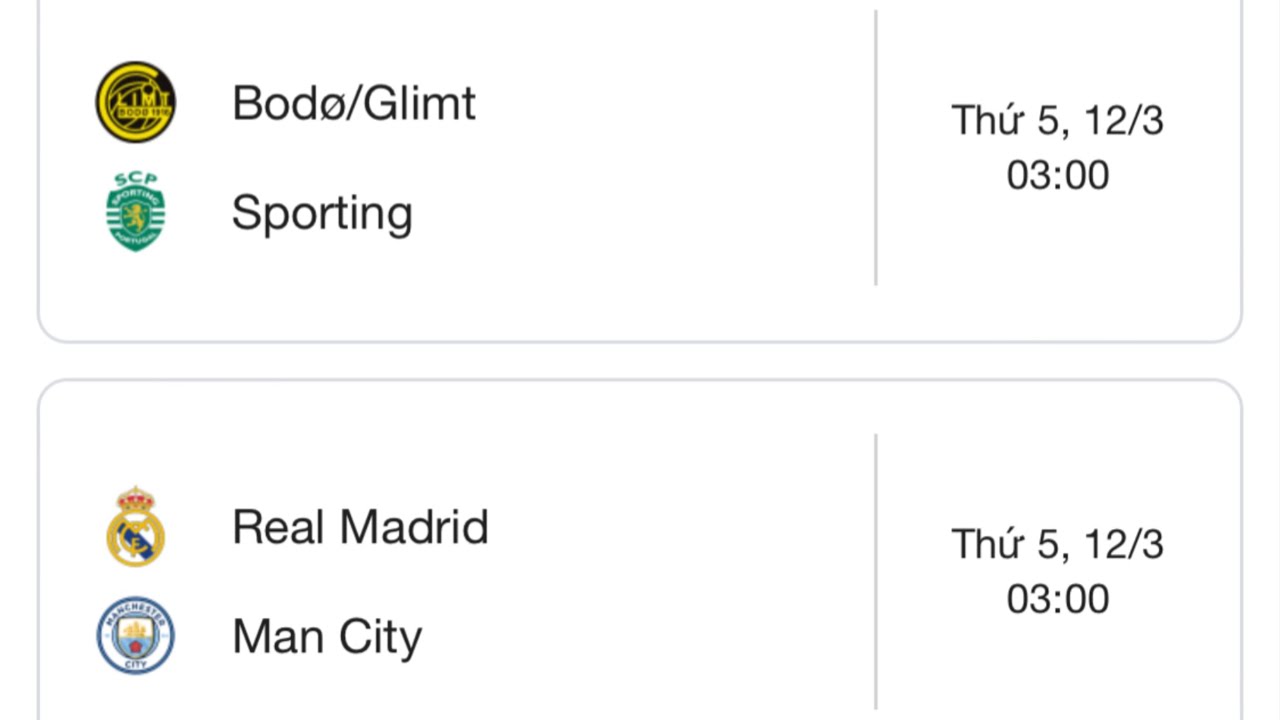 Vòng 1/16 UEFA Champion League 2025/2026 - Tâm Điểm Man City Và Real Madrid.
