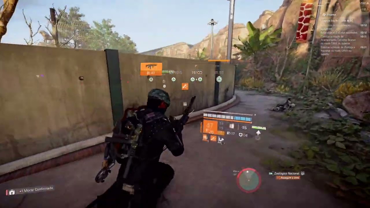 The division 2. Teste de build após atualização.  Nas Lendárias 
